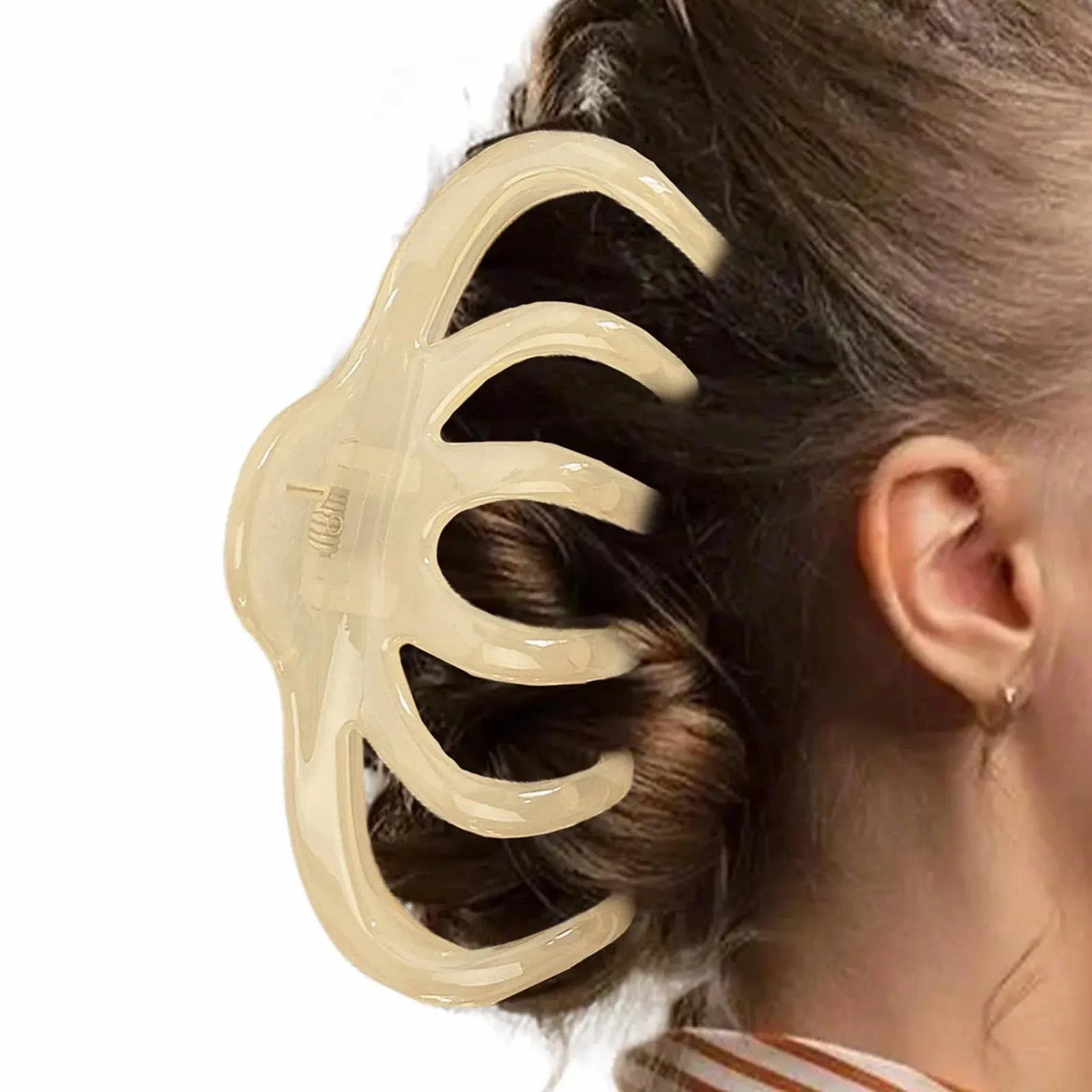 Большая заколка для волос Осьминог - Заколка Осьминог - Нескользящие заколки для волос | Прочные модные парикмахерские аксессуары для густых волос для женщин и подростков, фото №7 Большая заколка для волос Осьминог - Заколка Осьминог - Нескользящие заколки для волос | Прочные модные парикмахерские аксессуары для густых волос для женщин и подростков, фото №7