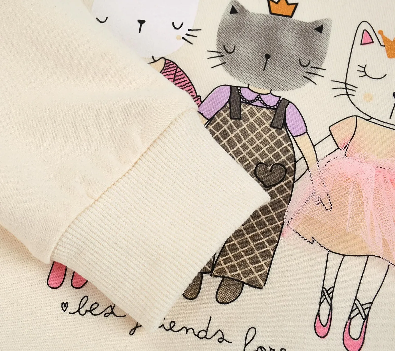 Світшот Gumyoss для дівчат, дитячий бавовняний, фото №4