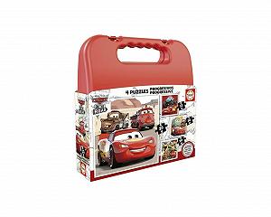 Пазл 4-в-1 Educa Pixar Cars 19677 12/16/20/25 элементов - Фото 1