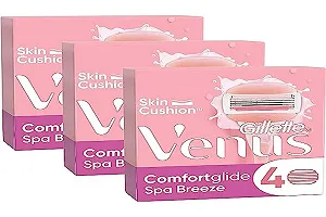 Сменные кассеты для бритья Gillette Venus Comfortglide Spa Breeze 12 шт. 3 лезвия - Фото 1