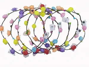 Венок со светодиодными цветами synthetic.ua - Фото 1