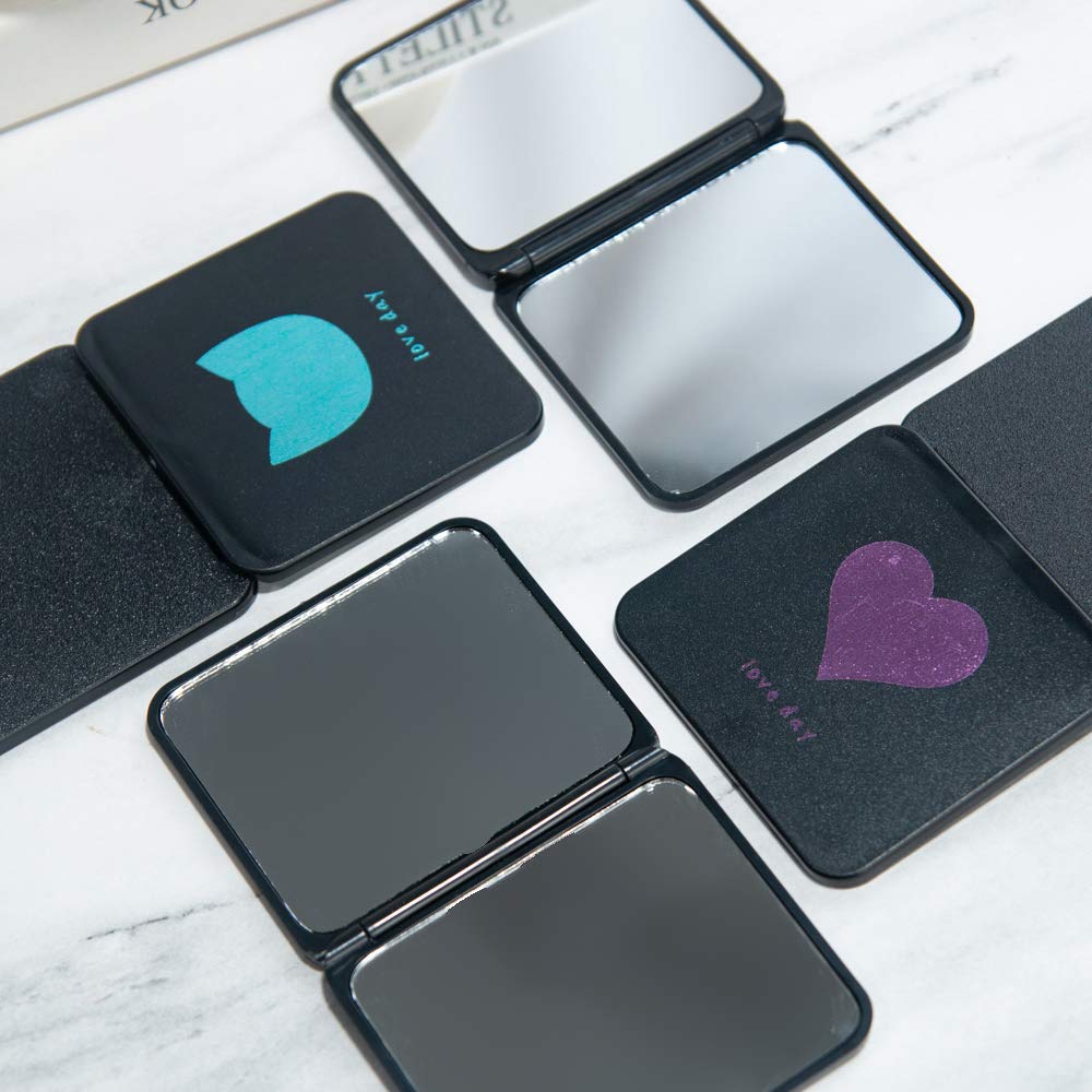 Складное зеркало Mini квадратное зеркало Портативное ручное зеркало двустороннее компактное зеркало карманное косметическое зеркало 1, фото №4 Складное зеркало Mini квадратное зеркало Портативное ручное зеркало двустороннее компактное зеркало карманное косметическое зеркало 1, фото №4