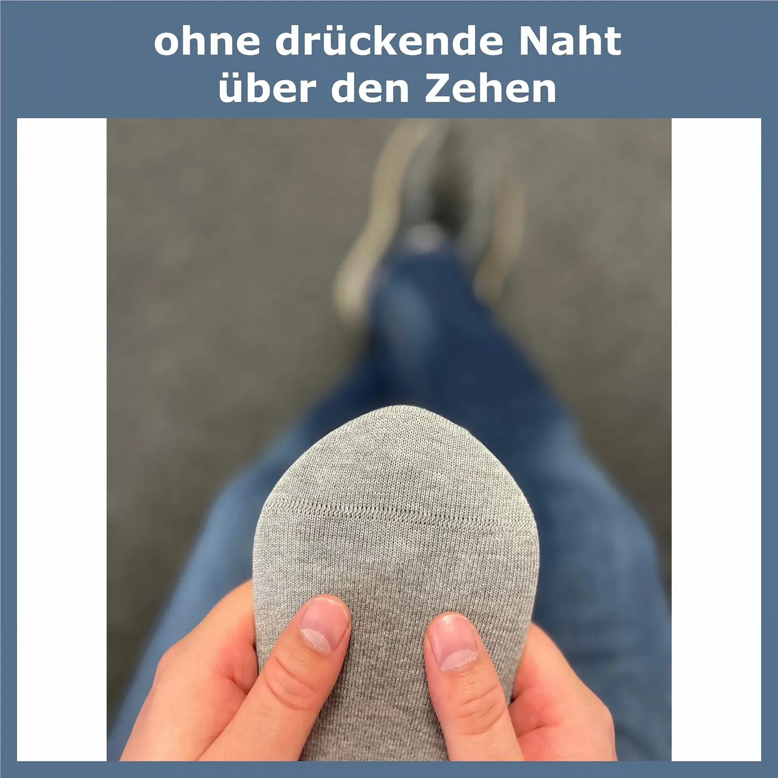 Женские носки GAWILO с закатанным краем (6 пар) без швов и резинки, диабетические носки с усиленной пяткой и носком, фото №3