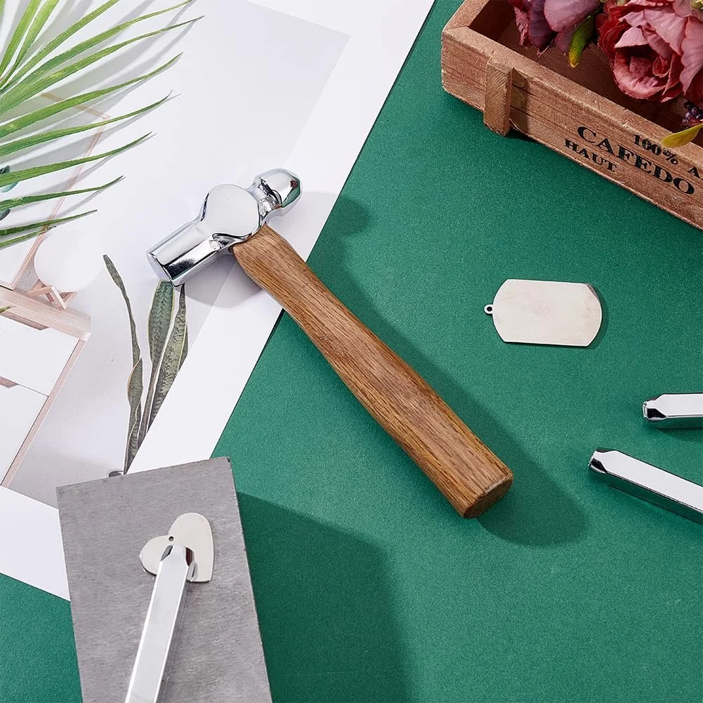 Молоток с шариковым бойком PH PandaHall Mini 4 oz Carbon Steel 15.8 см (2 шт.), фото №4 Молоток с шариковым бойком PH PandaHall Mini 4 oz Carbon Steel 15.8 см (2 шт.), фото №4