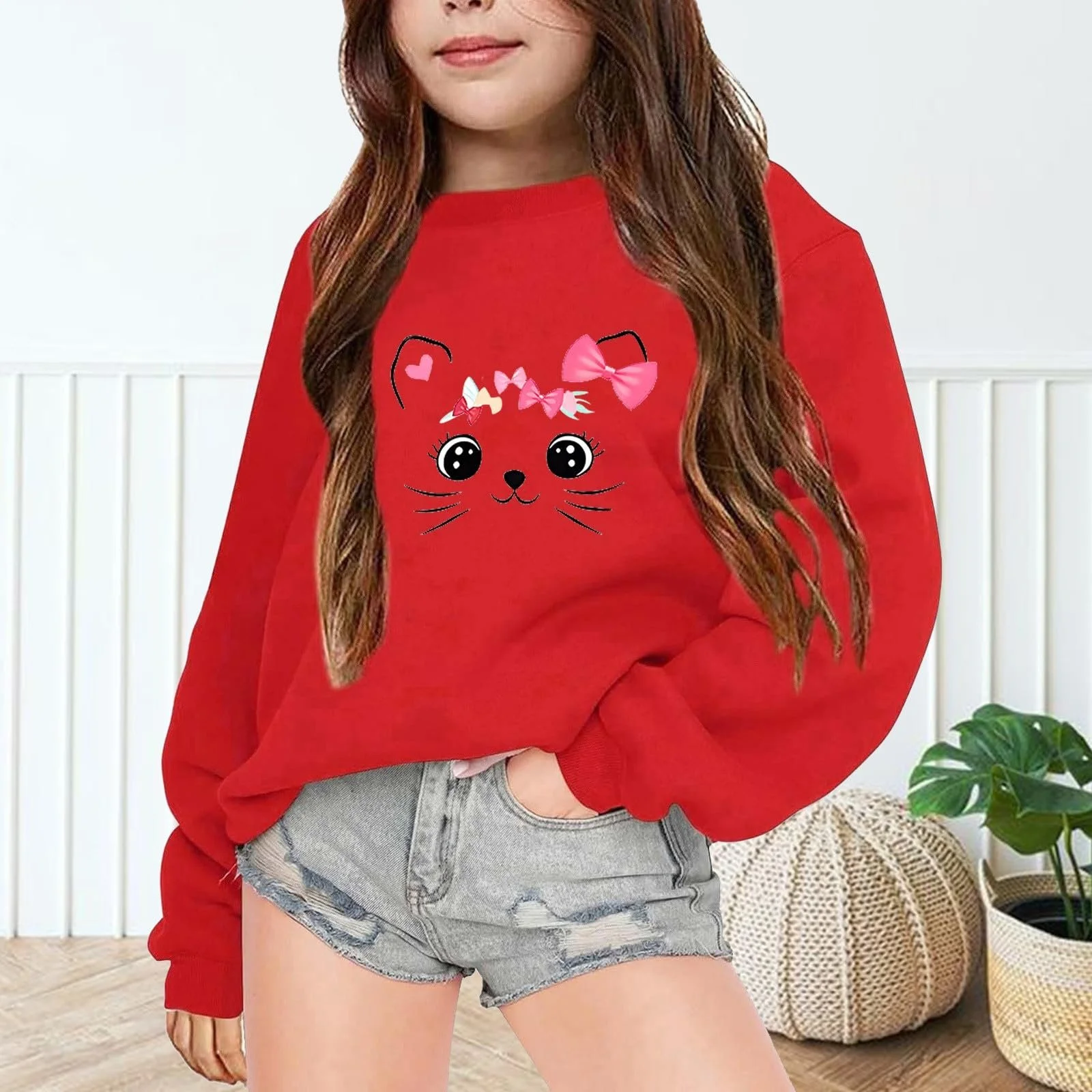 Світшот Generisch Дитячий для дівчат Осінній та зимовий, фото №3