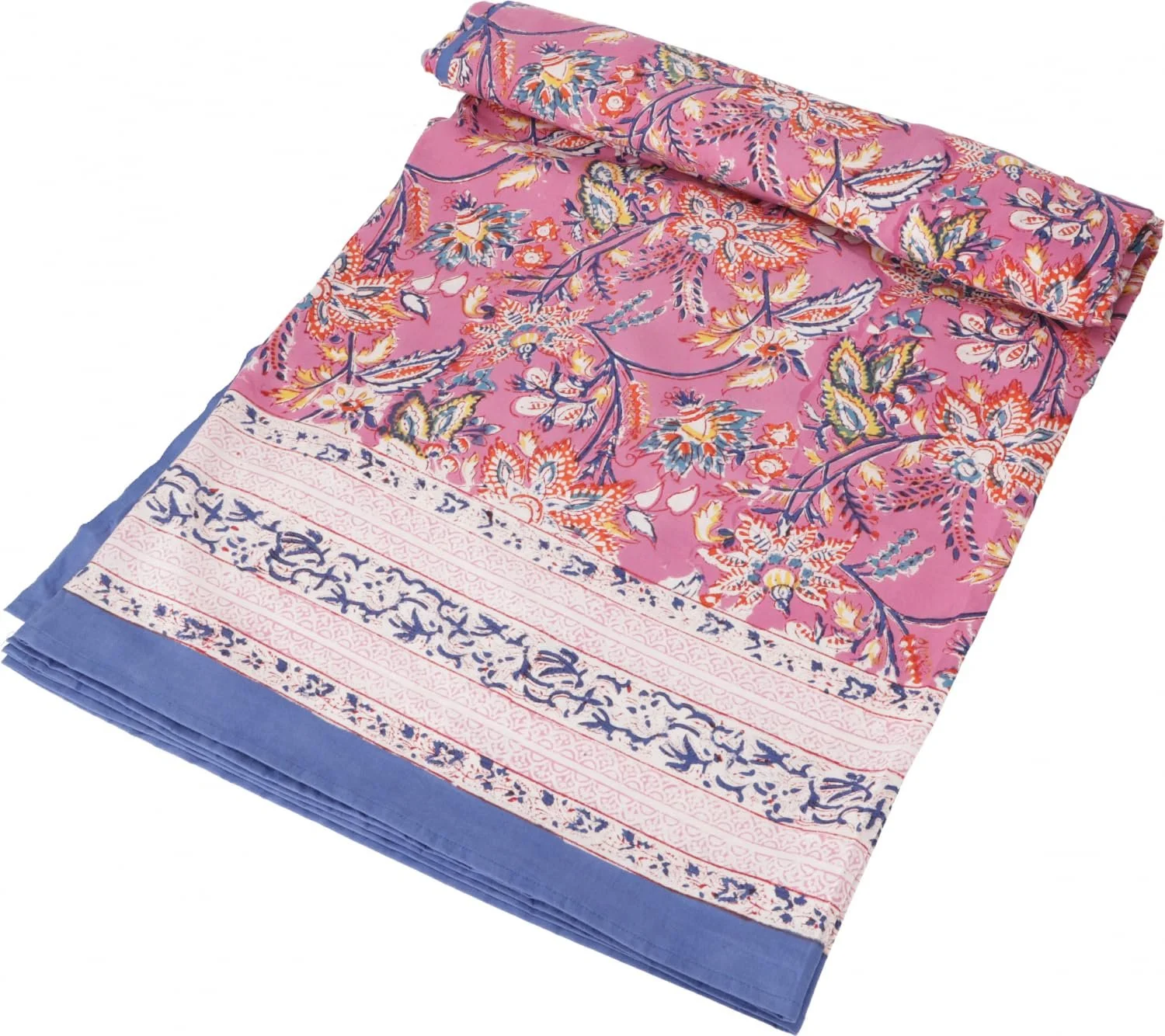 Покривало на ліжко GURU SHOP Блок-друк Design 7, Бавовна, Розмір: Одинарний 150 x 200 см, фото №1