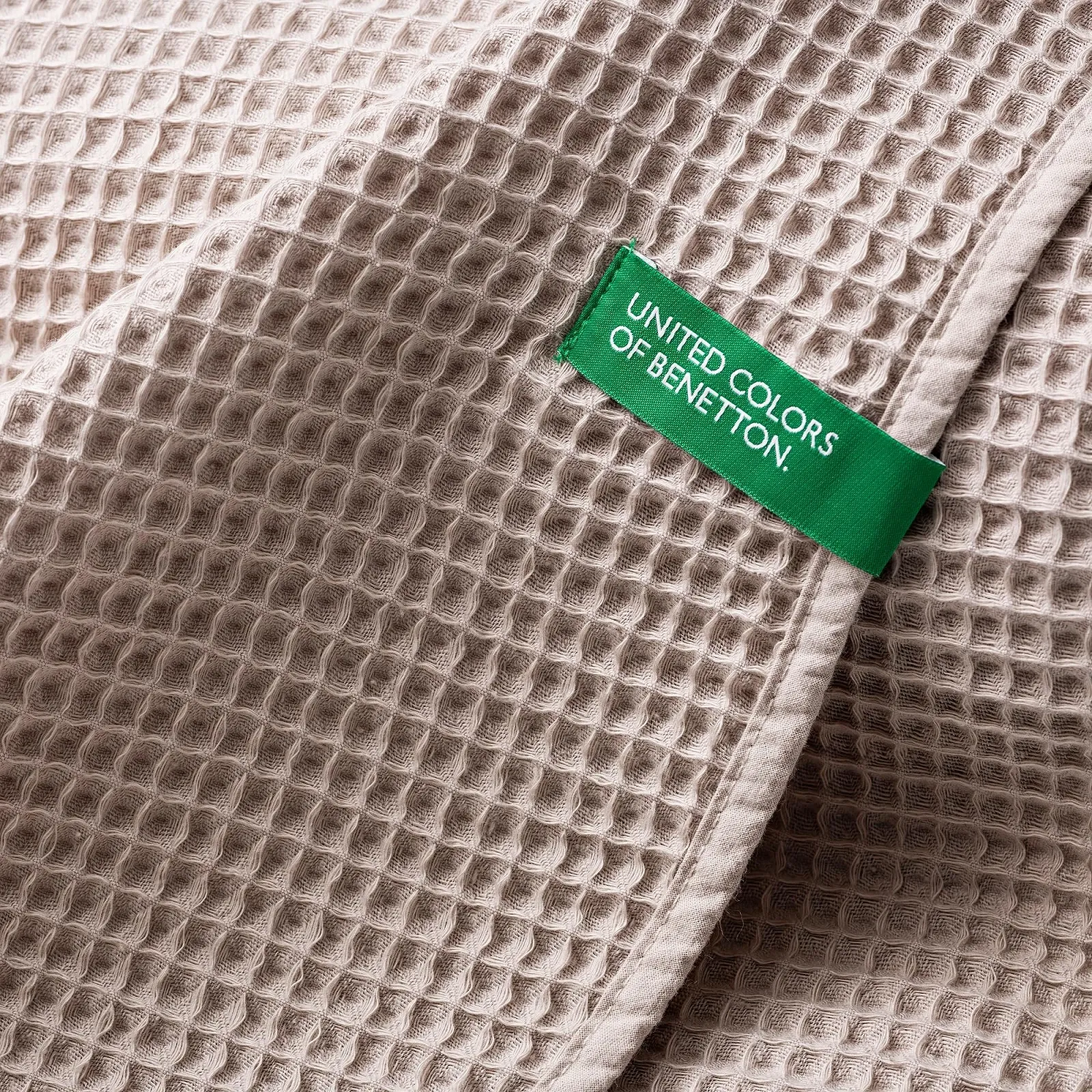 Покривало United Colors of Benetton 140 x 190 см, 200 г/м

, 100% бавовна, бежева, фото №4