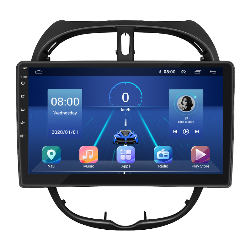 Штатна магнітола Lesko для Peugeot 206 1998-2012 екран 9 6/128Gb 4G Wi-Fi GPS Top, фото №1