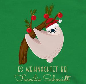 Свитшот Shirtracer Детский свитер для мальчиков и девочек Персонализированный с именем - Рождество - Рождество - Рождественский ленивец synthetic.ua - Фото 1