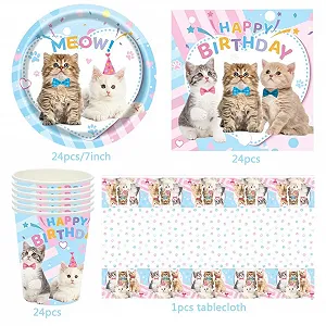 Набір дитячого посуду для вечірок LAjuu, Тарілки, Стаканчики, Скатертини, Серветки ціна на synthetic.ua - Фото 1 Набір дитячого посуду для вечірок LAjuu, Тарілки, Стаканчики, Скатертини, Серветки synthetic.ua - Фото 1