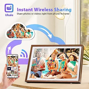 Цифровая фоторамка 10.1 дюйма WiFi Touchscreen HD 1280 x 800 IPS 32 GB Auto Rotation Bronze synthetic.ua - Фото 1