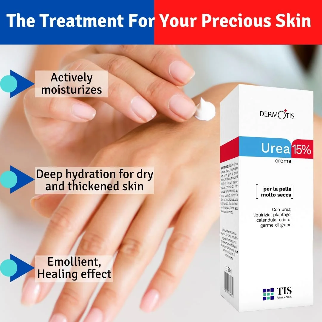 Крем для ног TIS Urea 15% с молочной кислотой AHA и зародышами пшеницы, фото №8