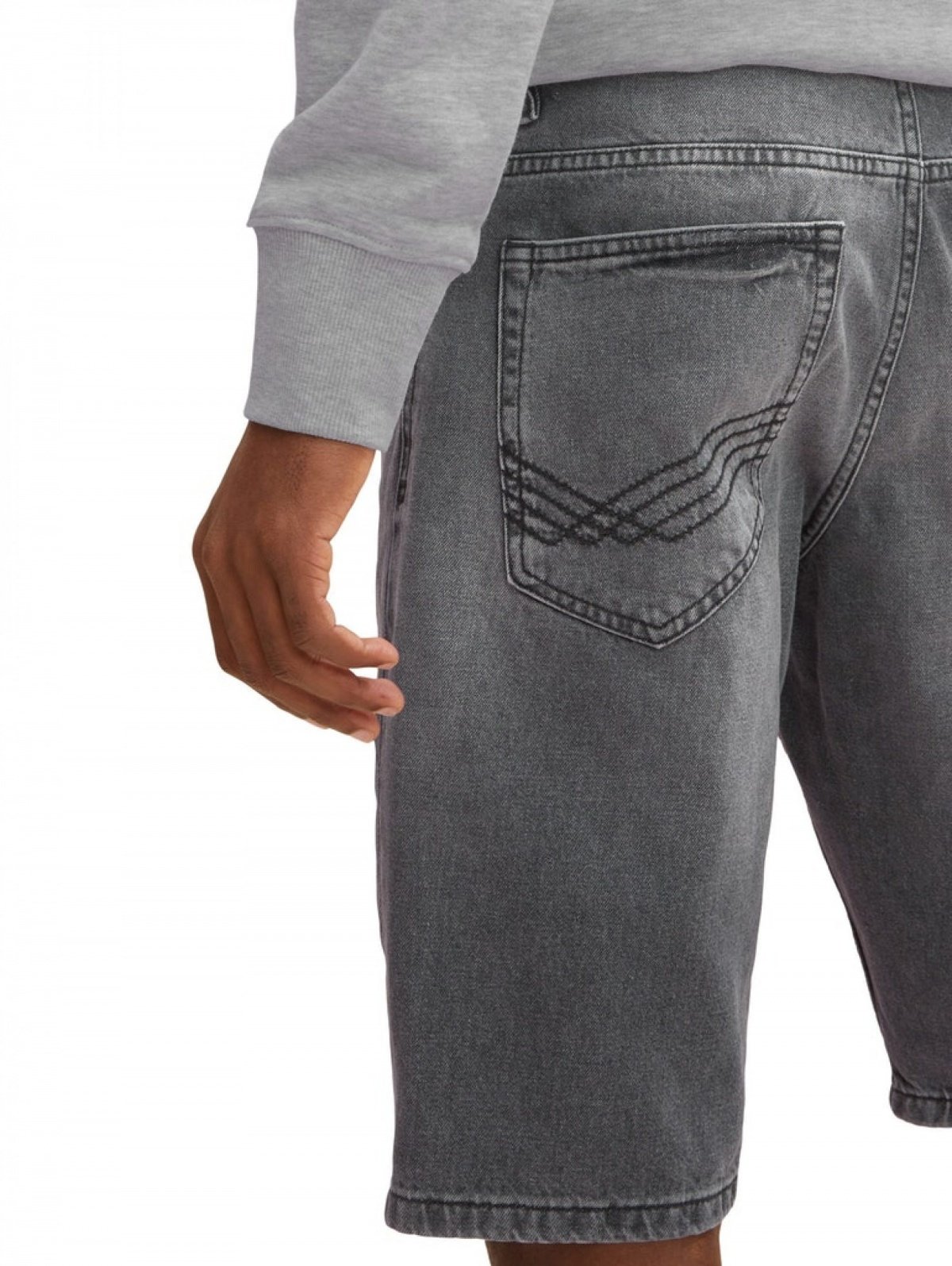 Джинсовые шорты Tom Tailor Josh shorts 30 Серый, фото №4