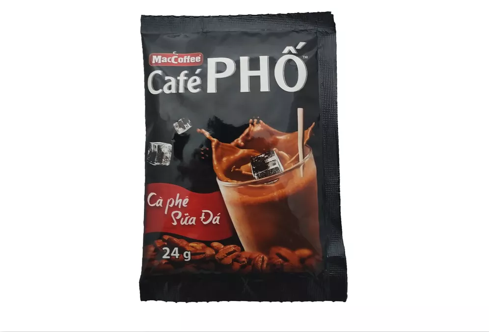 Кава розчинна Cafe PHO 3в1 10*24гр, Maccoffee за 240 г10 стиков, фото №1