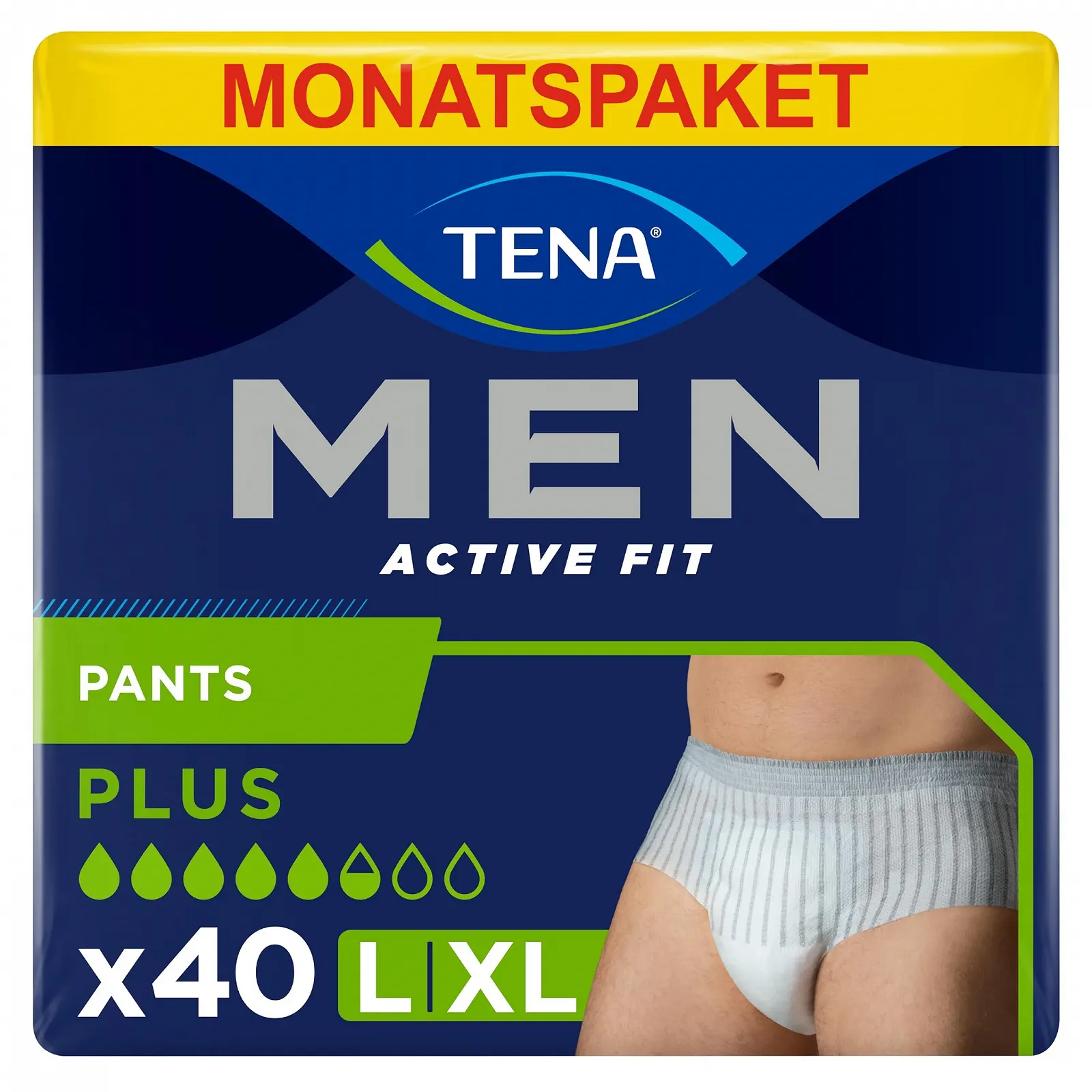Труси-підгузки TENA Men Protective Underwear L Level 4 40 шт., фото №1 Труси-підгузки TENA Men Protective Underwear L Level 4 40 шт., фото №1