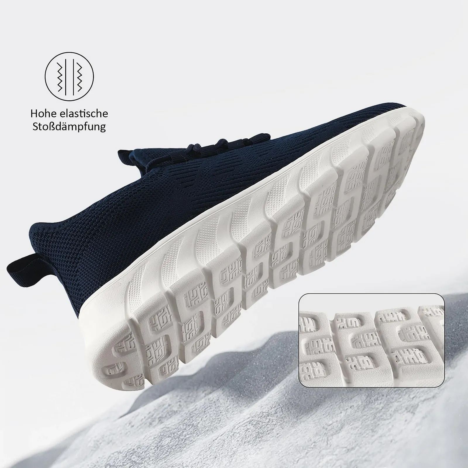 Кросівки YRLTYO Чоловічі Спортивні Легкі Дихаючі Без шнурків, фото №4