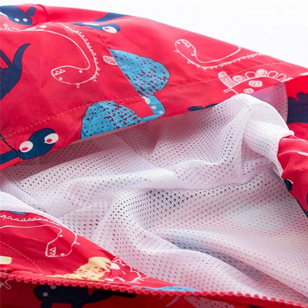 Куртка UnoSheng Ветрозащитная с длинными рукавами и капюшоном для девочек, фото №5 Куртка UnoSheng Ветрозащитная с длинными рукавами и капюшоном для девочек, фото №5