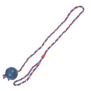 Игрушка для собак Flamingo Ball With Rope мяч из литой резины на веревке 63 см 5400274666578