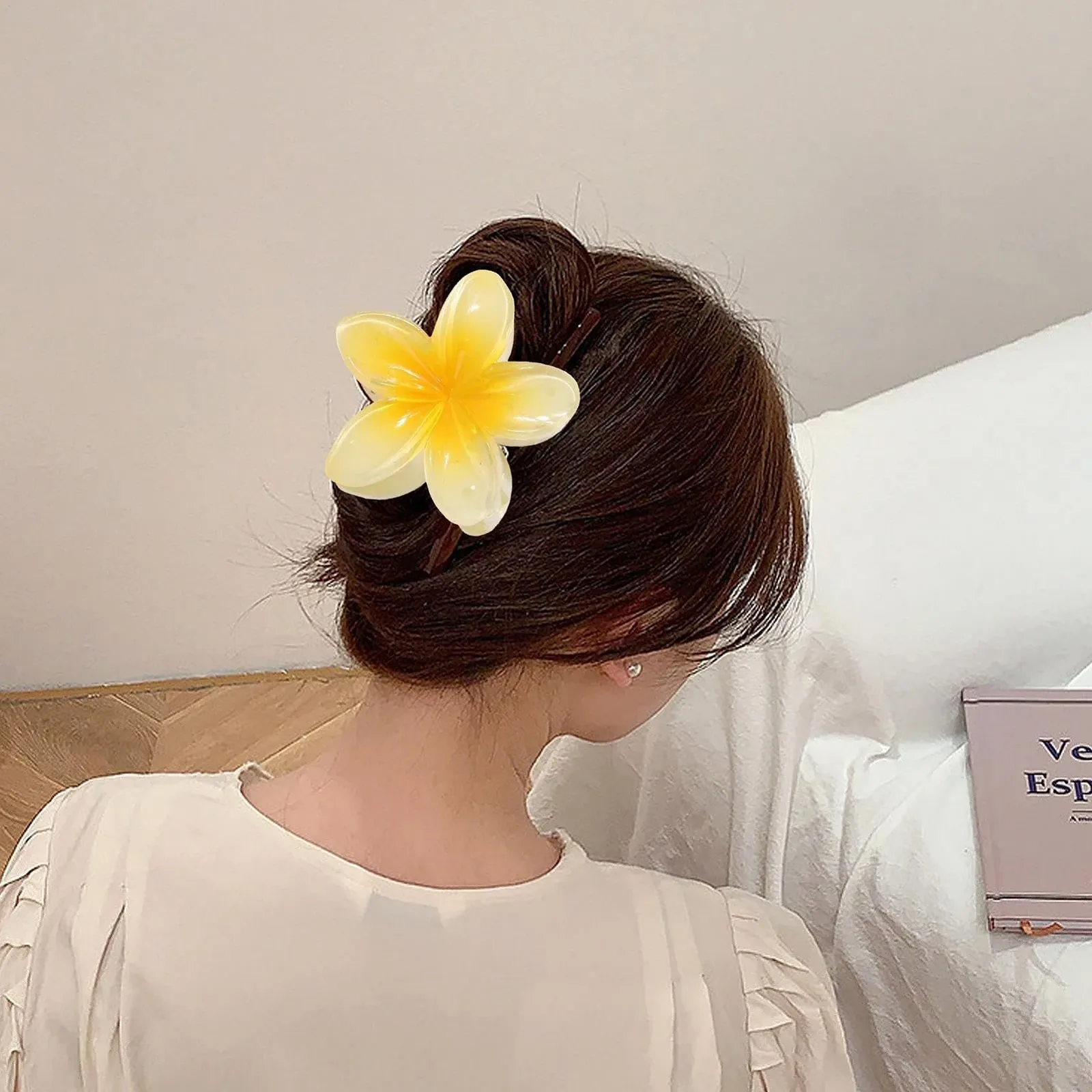 Заколка для волосся Квітка Гавайська для довгого волосся, фото №2