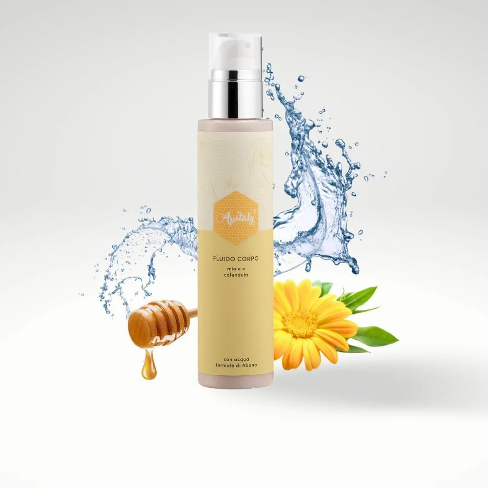 Зволожуючий лосьйон для тіла Body Fluid з медом, календулою та термальною водою, фото №2