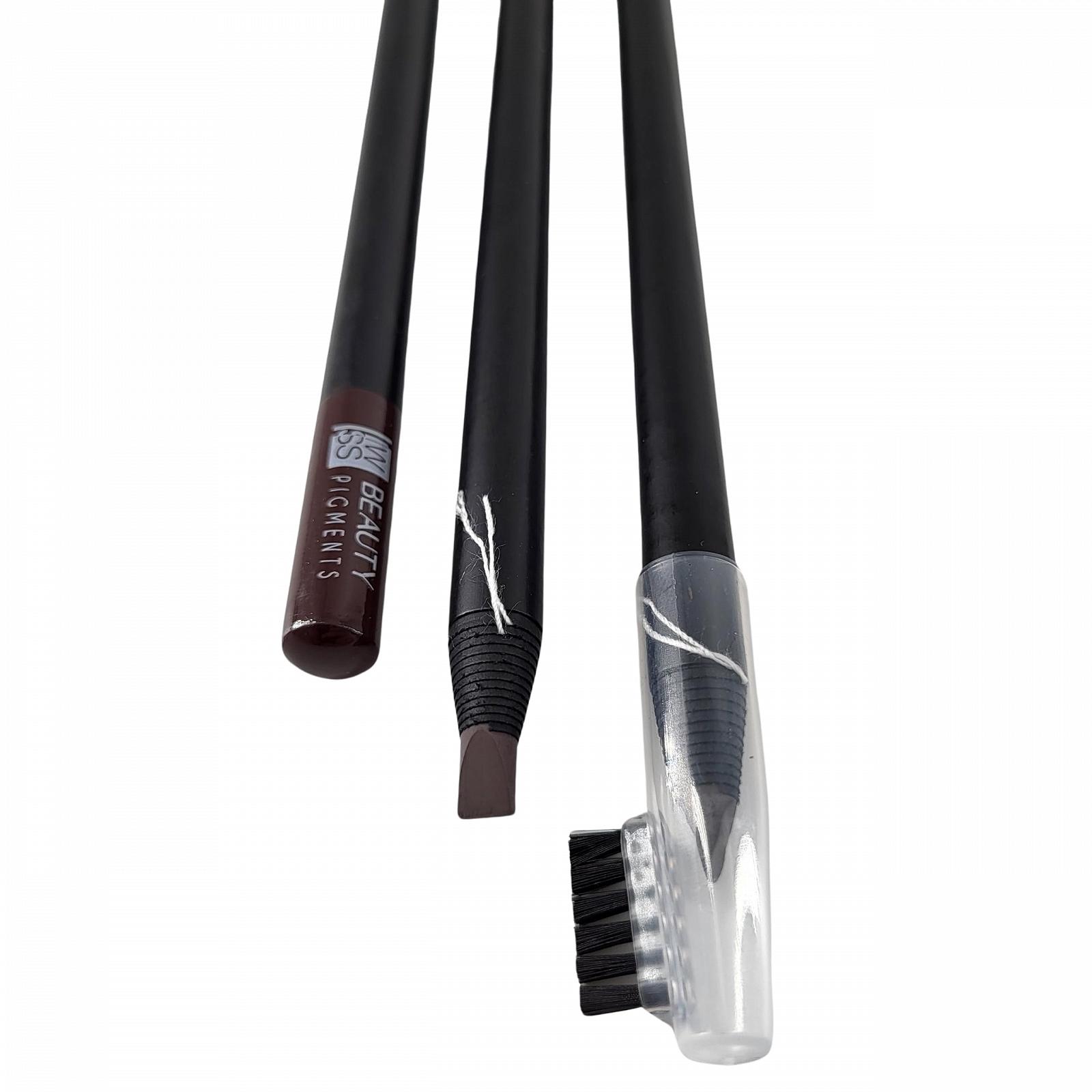 Ручка IWSS Beauty Підписання PMU та мікроблейдінг Ретракційна Без кисті Коричнева, фото №1