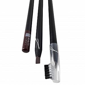 Ручка IWSS Beauty Подписание PMU и микроблейдинг Выдвижная Без кисти Коричневая - Фото 1