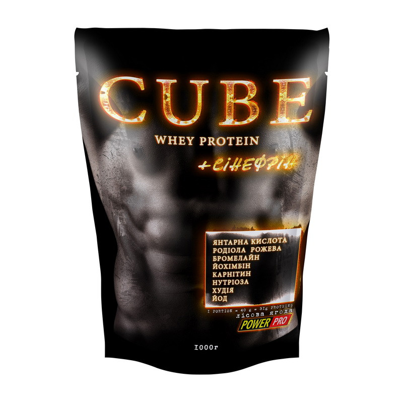 Power Pro CUBE Whey Protein 1 kg кокосовое молочко, фото №1