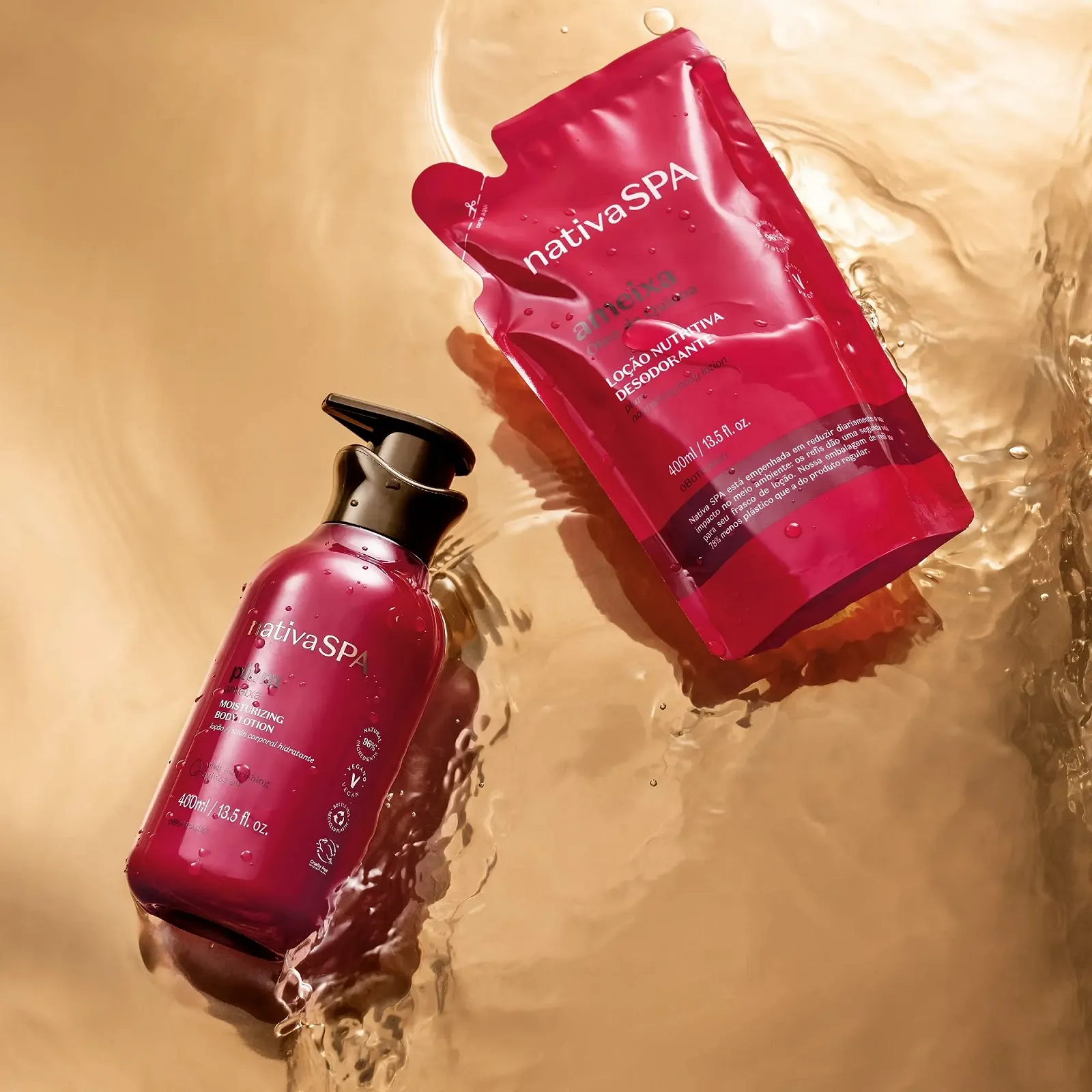 Увлажняющее средство для тела O Boticário Native SPA Слива, Парфюмированный лосьон для тела с каплями киноа для большего увлажнения, 400 мл, фото №8 Увлажняющее средство для тела O Boticário Native SPA Слива, Парфюмированный лосьон для тела с каплями киноа для большего увлажнения, 400 мл, фото №8