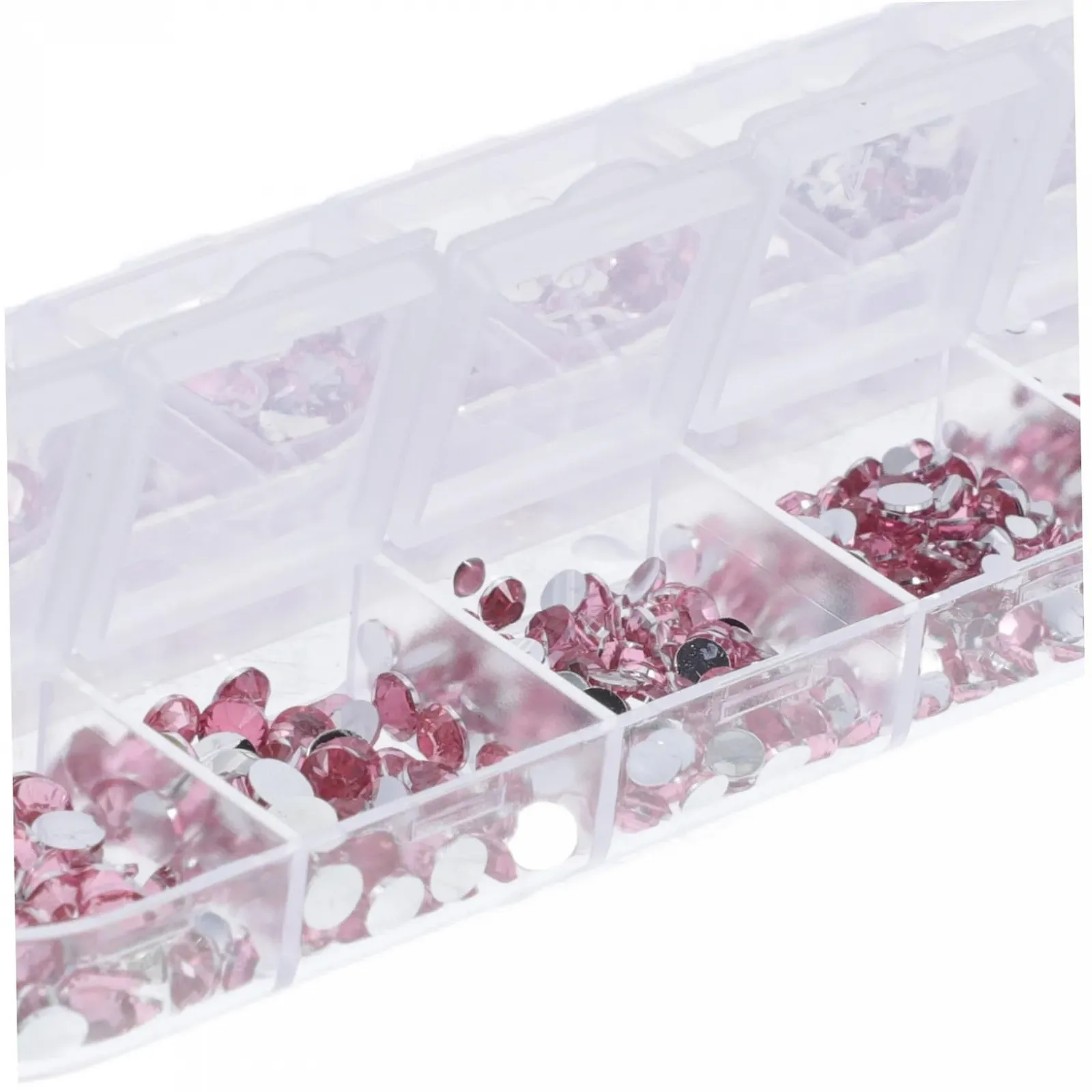Стразы для ногтей Coheali Ювелирные изделия Стразы для ногтей Мини-кристальные подвески для ногтей Бриллиантовые украшения для ногтей Мини-бусины для ногтей Мини-драгоценные камни для ногтей Акриловый розовый, фото №3