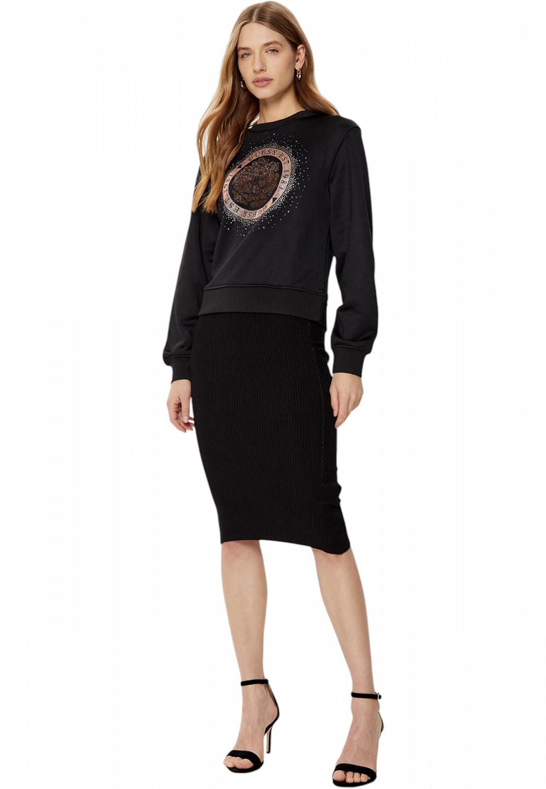 Свитшот GUESS Peony Logo Crew Neck W5RQ05K7EX1 Черный, XL, фото №2 Свитшот GUESS Peony Logo Crew Neck W5RQ05K7EX1 Черный, XL, фото №2