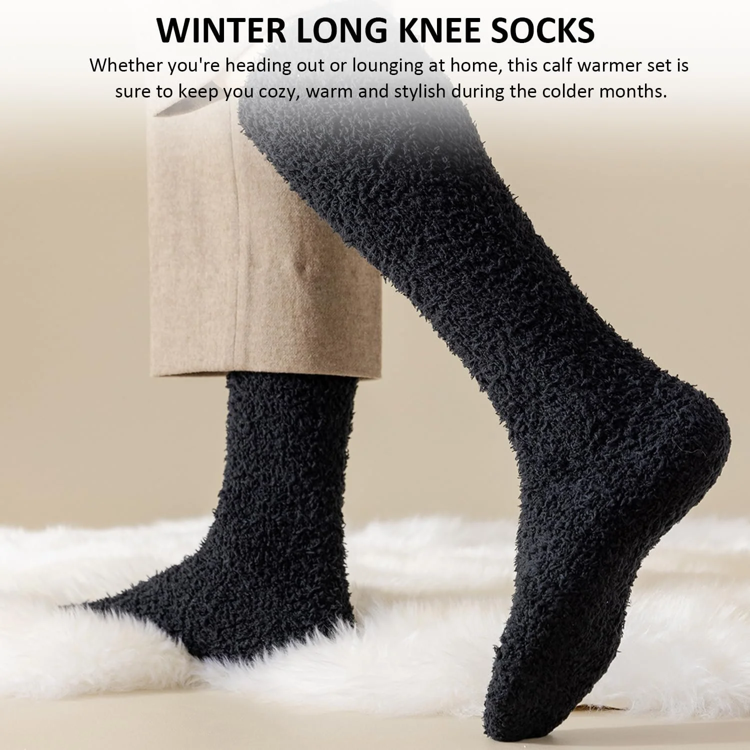 Теплі бавовняні шкарпетки для жінок (3 пари), фото №5 Теплі бавовняні шкарпетки для жінок (3 пари), фото №5