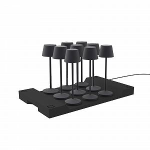 Настільна LED лампа Lumisky EMILY ROCK Wireless 25 см із зарядною платформою Набір 9 шт. Біла - Фото 1