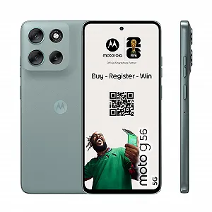 Смартфон Motorola Moto g56 5G 6,72" FHD+ 50МП Moto-AI 8/256ГБ 5100мАч Android 15 Pantone Gray Mist + Защитный чехол - Фото 1