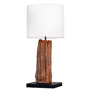 Настольная лампа riess-ambiente.de ROUSILIQUE 60 см Круглая Дерево Ручная работа Белая - Фото 1