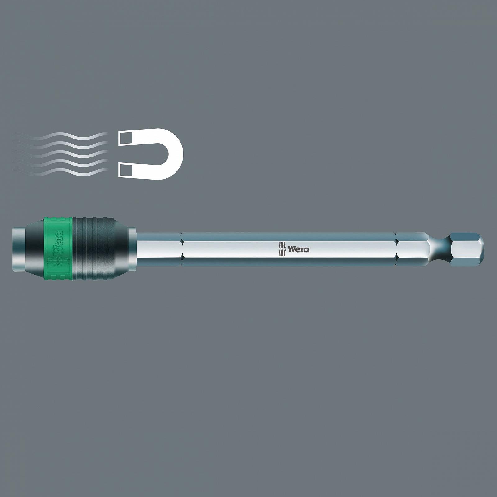 Тримач для біт Wera 817 R SB 05073541001 зі швидкозмінним патроном Rapidaptor, 1/4 дюйма, 133 мм, 1 шт., фото №7