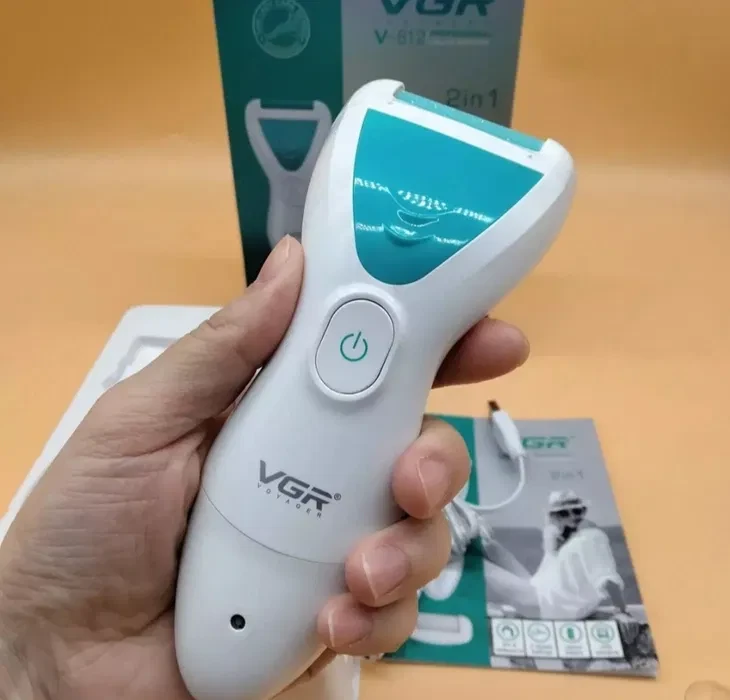 Электрическая пемза для ног с 2 насадками от USB VGR V-812 Аккумуляторная пяток Электропемза, фото №4 Электрическая пемза для ног с 2 насадками от USB VGR V-812 Аккумуляторная пяток Электропемза, фото №4
