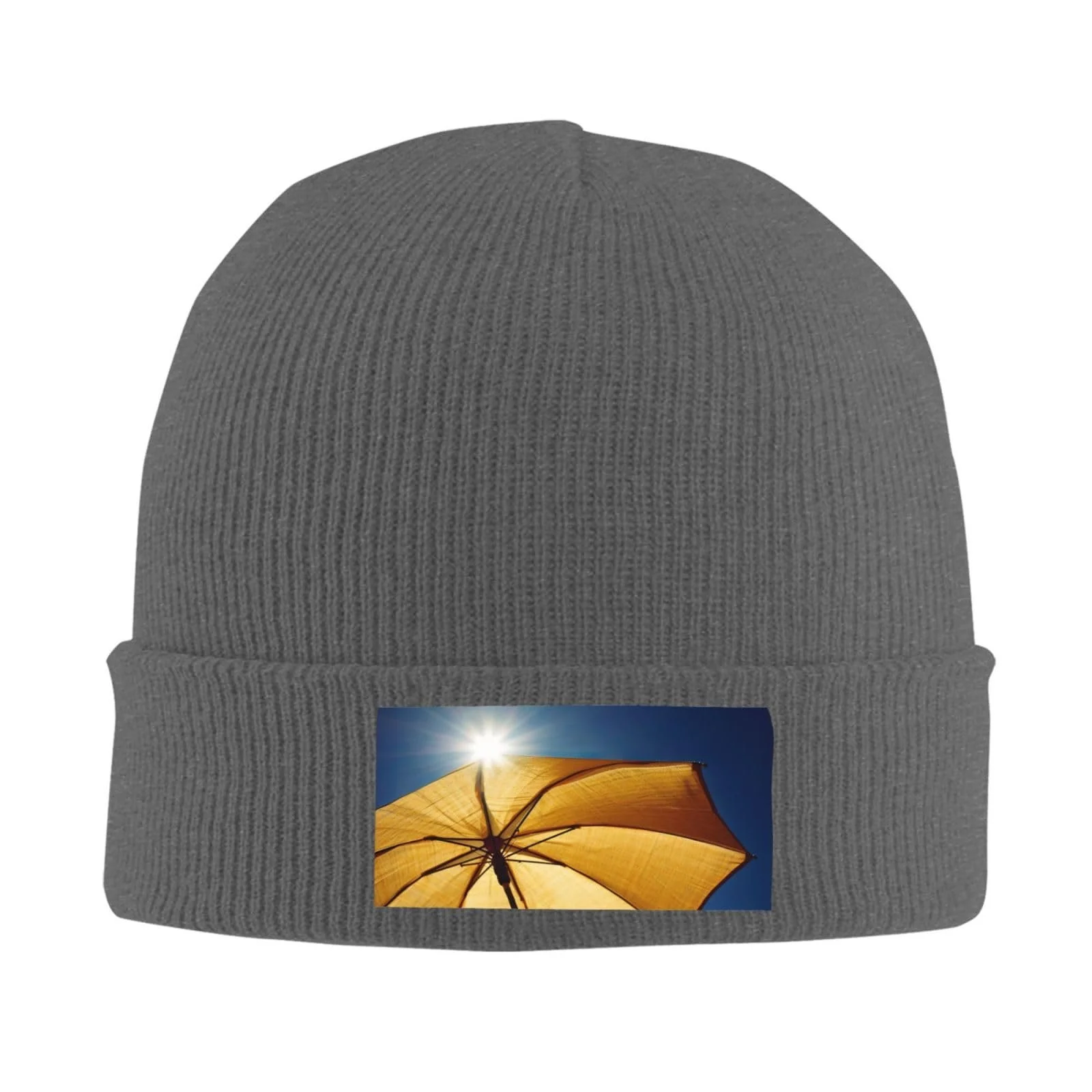 Шапка с козырьком для женщин, зимняя теплая вязаная Slouchy Skull, фото №4