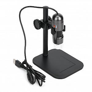 Микроскоп S04 25X-600X 8LED с белым светом, цифровой USB-микроскоп с универсальным металлическим кронштейном synthetic.ua - Фото 1