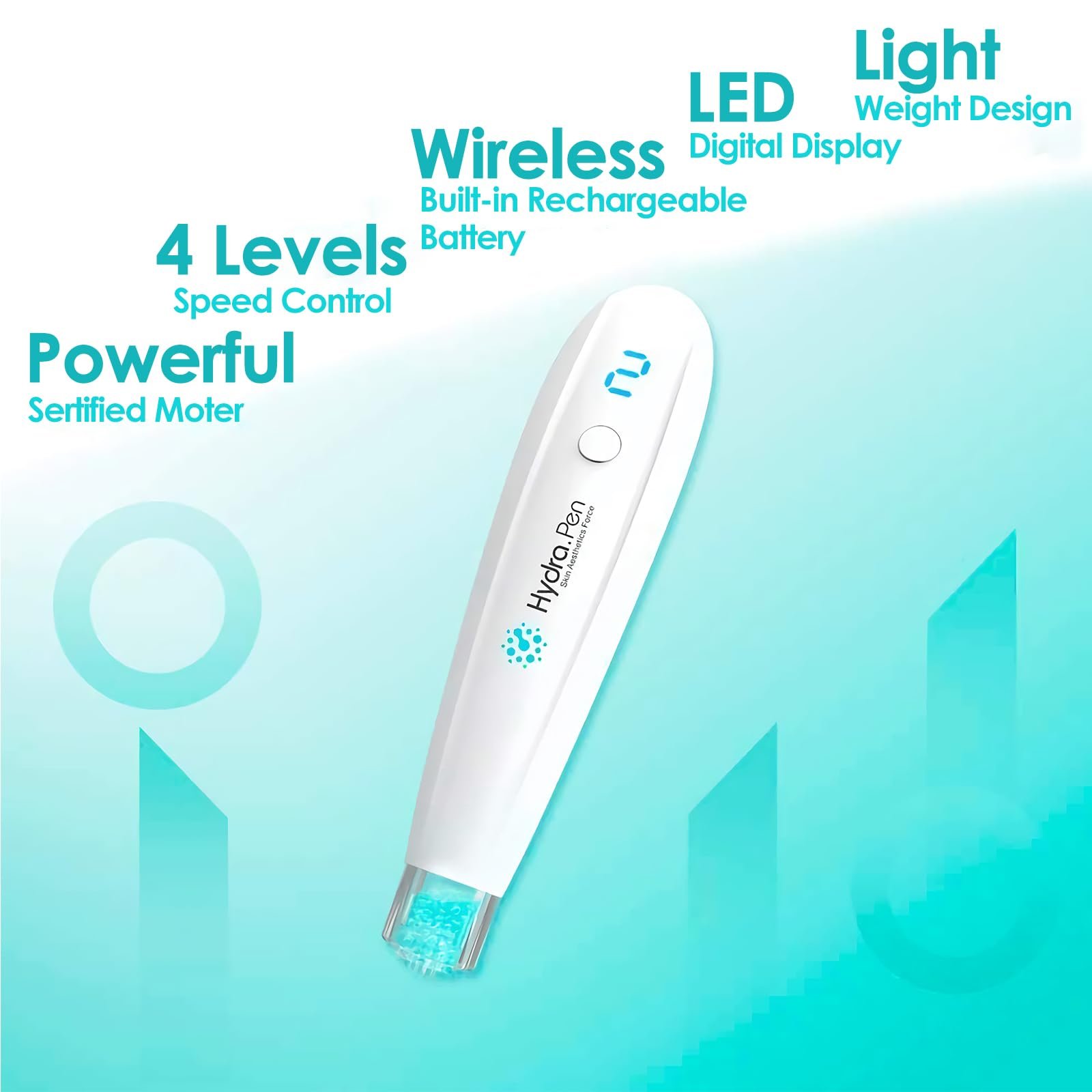 Ручка для микронидлинга Hydra Pen H2 с 22 сменными картриджами, фото №3