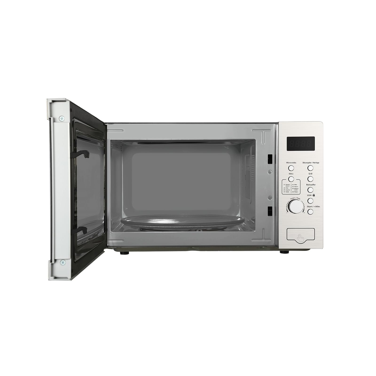 Микроволновая печь с грилем BRANDT GE3000X 30L 700W Grill 1200W 303 x 510 x 410 mm Timer 60 min Stainless Steel, фото №7 Микроволновая печь с грилем BRANDT GE3000X 30L 700W Grill 1200W 303 x 510 x 410 mm Timer 60 min Stainless Steel, фото №7