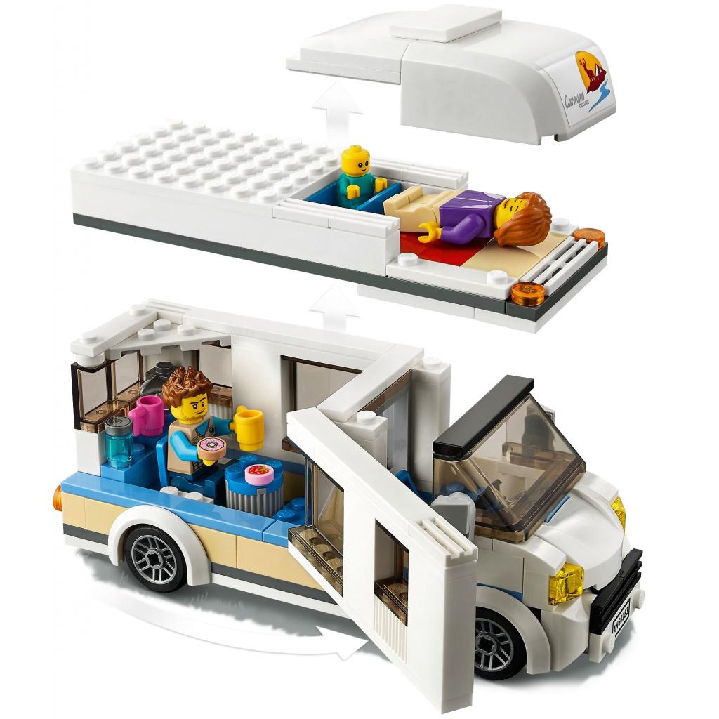 Конструктор LEGO City Great Vehicles Канікули в будинку на колесах 190 детале 60283, фото №6
