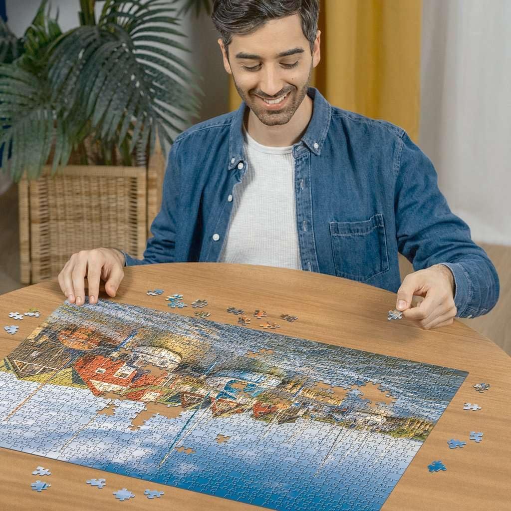 Пазл Ravensburger Romantic Harbour World by Ahrenshoop 12000584 1000 елементів, фото №3