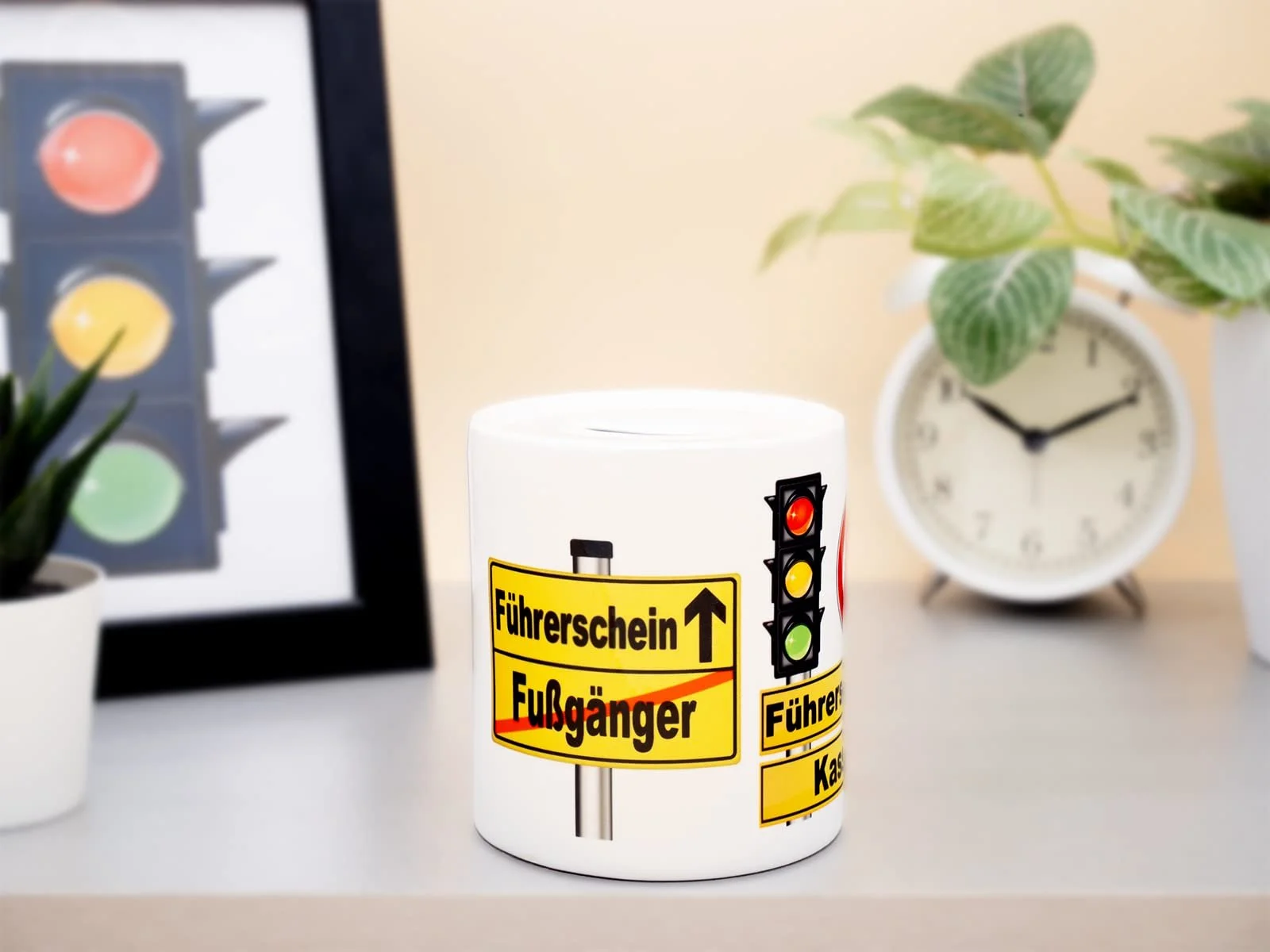 Копилка Сейф Driving Licence Керамическая Белая, фото №3