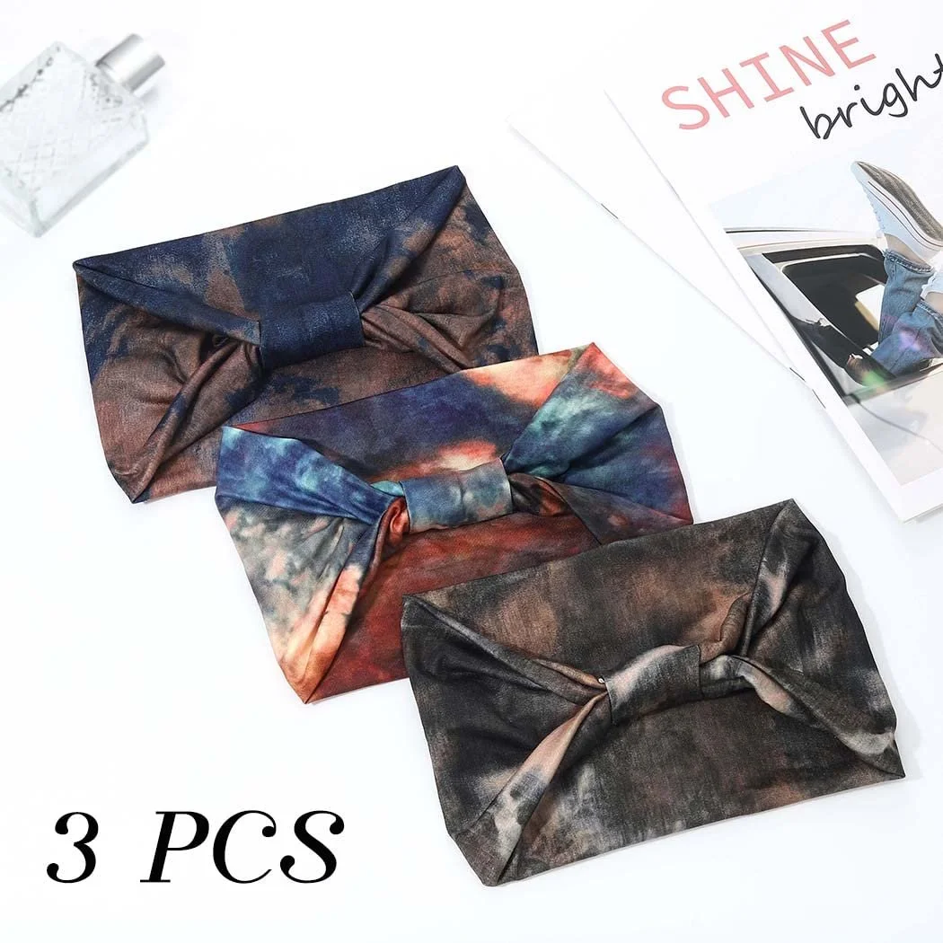 Пов'язка на голову Zoestar Boho Широка, фото №3