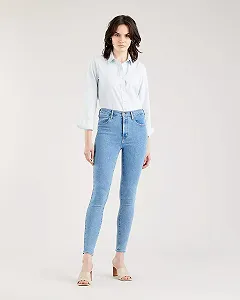Женские джинсы  Levis - Mile High Super Skinny Naples Stone - 24 32 synthetic.ua - Фото 1