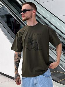 Футболка Reload Don't Stop хакі - Фото 1