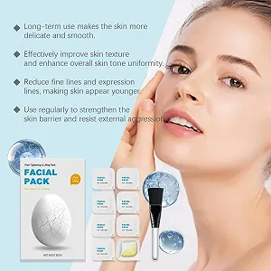 Маска для обличчя Tkekruh Набір з 8 масок для контролю шкірного сала Зволоження та Омолодження synthetic.ua - Фото 1