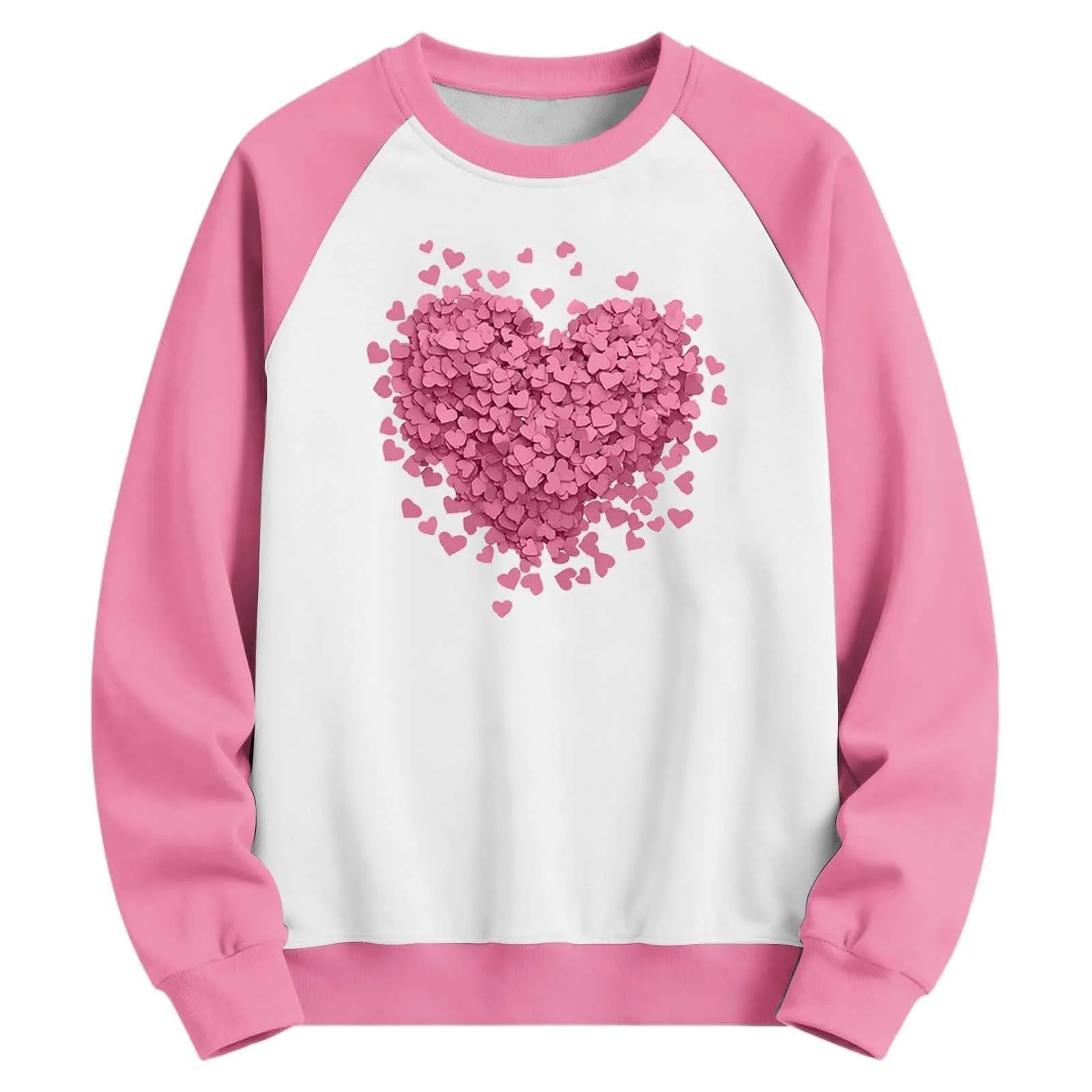 Світшот NZYIHAO з принтом серця для дівчинки, фото №5