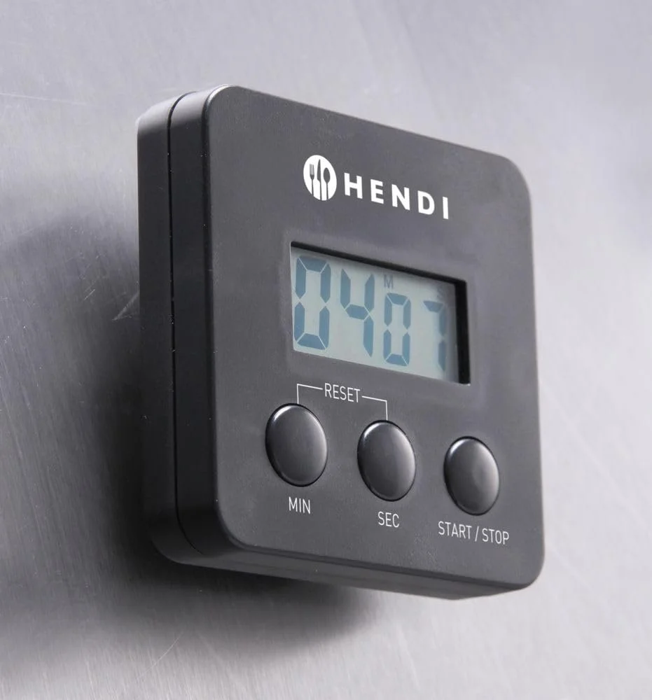 Цифровой кухонный таймер HENDI 271155 Секундомер Регулируемая громкость 67х67 мм ABS-пластик, фото №3