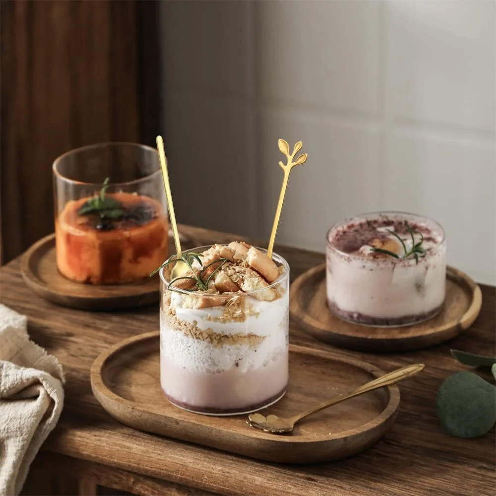 Ложка з нержавіючої сталі Золота Квітка Набір 20 штук, фото №6